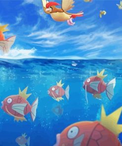 Magikarp Evolution Paint By Numbers