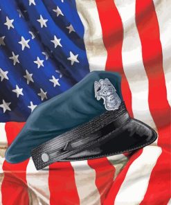 American Police Hat Paint By Numbers