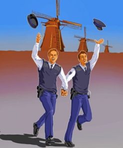 Netherlands Police Officer Paint By Numbers