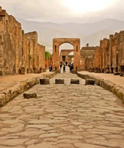 Pompeii Italy Scenery Paint By Numbers