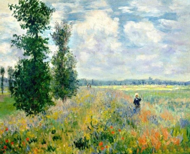 Claude Monet Impressionist Field Paint By Numbers