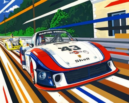 Porsche-Martini-Race-Car-paint-by-number