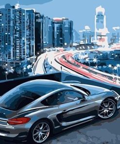 Porsche New York Urban Scenes Paint By Numbers