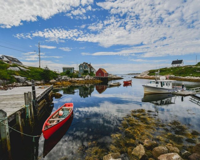 Port Island Lakescape Paint By Numbers