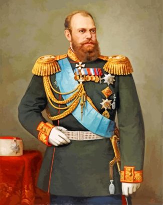 Alexander III Royal Portrait Paint By Numbers