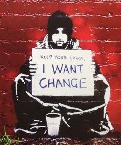 Homeless Man Portrait Paint By Numbers