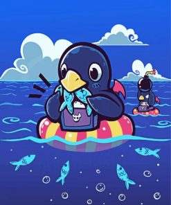 Prinny Ocean Adventure Paint By Numbers