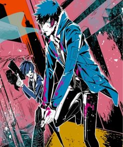 Psycho Pass Shinya Kogami Paint By Numbers