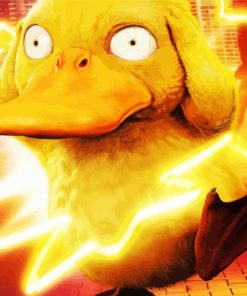 Psyduck Cartoon Paint By Numbers
