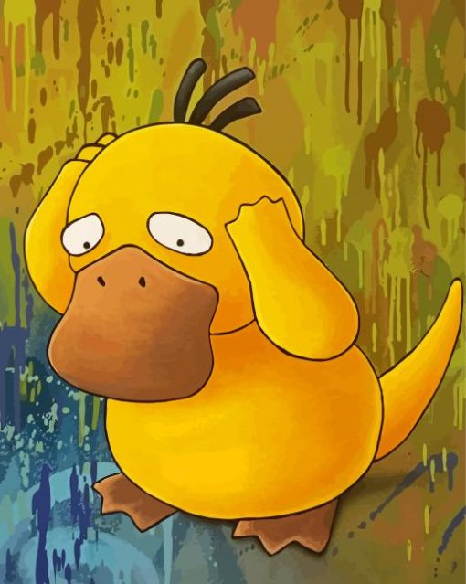 Psyduck-paint-by-number