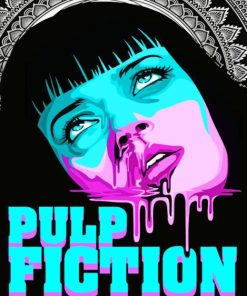 Pulp Fiction Uma Thurman Paint By Numbers