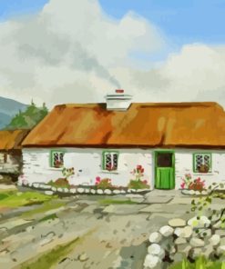 Quiet Man Cottage Replica Paint By Numbers