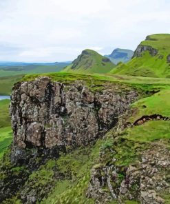 Quiraing Landscape Scotland Paint By Numbers