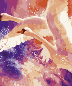 Graceful Swans Paint By Numbers