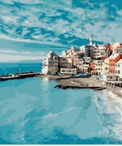 Sicily Mediterranean City Paint By Numbers