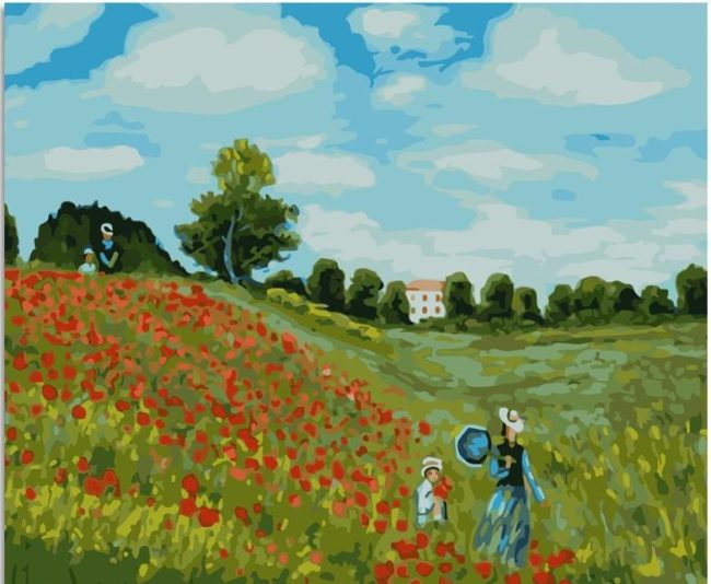 Garden Fields Paint By Numbers