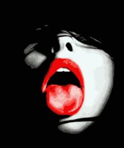 Tongue Licking Women Paint By Numbers
