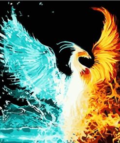 Fiery Phoenix Paint By Numbers