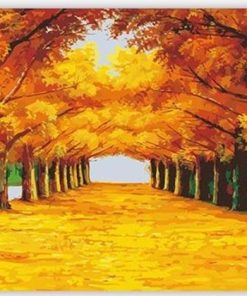 Forest Autumn Landscape Paint By Numbers