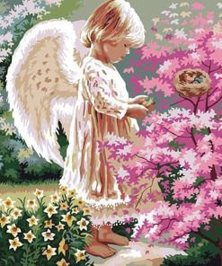 Angel Girl Garden Paint By Numbers