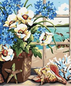 Conch Seashell Flower Paint By Numbers