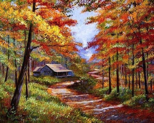 RUOPOTY-Frame-Autumn-Landscape-DIY-Painting-By-Numbers-Mordern-Wall-Picture-Handpainted-Oil-Painting-On-Canvas