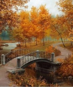 Autumn Park Landscape Paint By Numbers