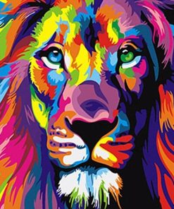 Colorful Lions Wildlife Paint By Numbers