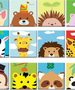 Cute Animals Paint By Numbers