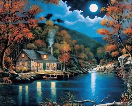 RUOPOTY-Frame-Fantasy-Rural-Landscape-Diy-Painting-By-Numbers-Kits-Home-Decor-Wall-Art-Drawing-Paint