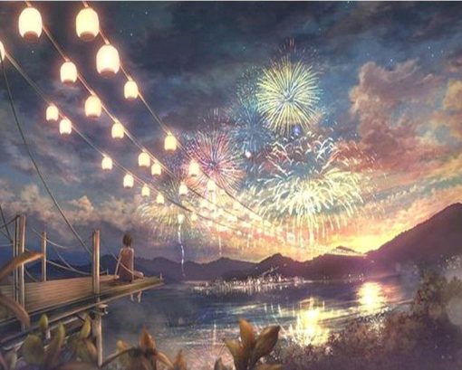RUOPOTY-Frame-Fireworks-At-Night-DIY-Painting-By-Numbers-Kits-Coloring-By-Numbers-Landscape-Modern-Wall