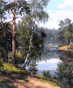 Forest River Serenity Paint By Numbers