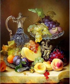 Vintage Still Life Fruits Paint By Numbers