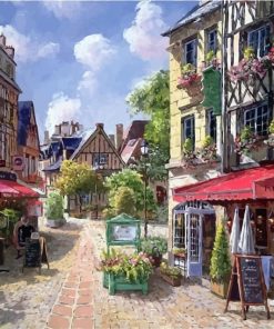 Picture of Athens Restaurants Paint By Numbers