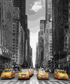 New York Urban Scene Paint By Numbers