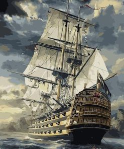 Sailing Seascape by Numbers Paint By Numbers