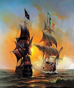 Sailing Ship Artistry Paint By Numbers