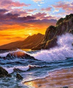 Modern Seascape Paint By Numbers