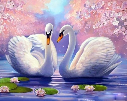 RUOPOTY-Frame-Swan-Animals-DIY-Painting-By-Number-Modern-Handpainted-Oil-Painting-Acrylic-Paint-By-Numbers