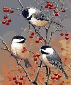 Unique Modern Birds Paint By Numbers