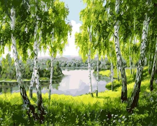 RUOPOTY-Frame-Tree-Landscape-DIY-Painting-By-Numbers-Modern-Wall-Art-Picture-Canvas-Painting-Acrylic-Paint
