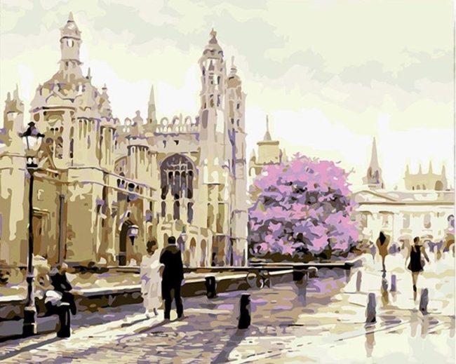 Cambridge City View Paint By Numbers