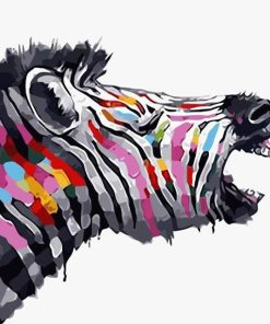 Zebra Wildlife Paint By Numbers