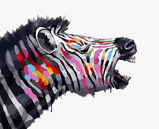 Zebra Wildlife Paint By Numbers