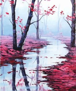Rainy Day Forest Serenity Paint By Numbers