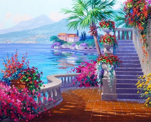 RUOPOTY-Framed-Seaside-DIY-Painting-By-Numbers-Home-Wall-Painting-Modern-Acrylic-Paint-By-Number-Unique