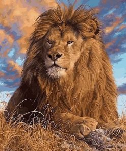 Majestic Panthera Lion Paint By Numbers