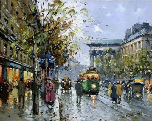 RUOPOTY-Street-Scene-Abstract-Oil-Painting-By-Numbers-Diy-Wall-Art-Picture-Hand-Painted-Home-Decor