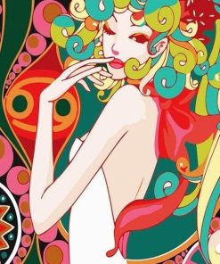 Gorgeous Woman Paint By Numbers Kit