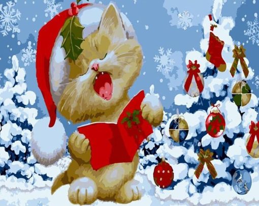 RUOPOTY-diy-frame-Cartoon-Christmas-Painting-By-Numbers-Kits-Acrylic-Picture-Paint-On-Canvas-Wall-Art